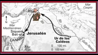 Ruta de Abraham hacia  Canaan