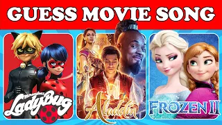 Guess The Movie By Song #4 | Aladdin, Miraculous, Turning Red, Frozen 2 @IQQuiz8