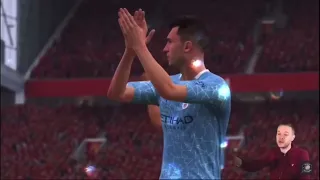 Laporte Claps Himself After Getting Hit In The Balls