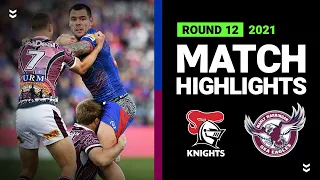 Knights v Sea Eagles Match Highlights | Round 12, 2021 | Telstra Premiership | NRL