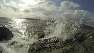 Slow Moiton Waves crashing