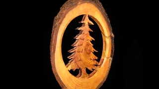 Tree Branch Christmas Ornament - Woodworking // How-To