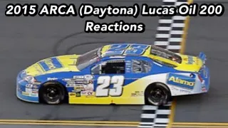 2015 ARCA Lucas Oil 200 Reactions