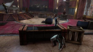 Uncharted: 3 - Chapter 14 Crushing - Ballroom fight - Getting The M32 Hammer - EASY WAY - PS4
