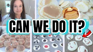 MAKING 100 PANCAKE THINGS in TWO HOURS!? | RAINY FREEZER COOKING DAY!