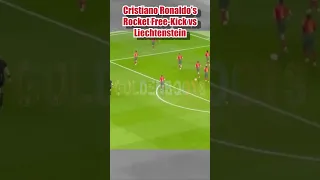 Cristiano Ronaldo's Stunning Free-Kick against Liechtenstein. Portugal vs Liechtenstein.