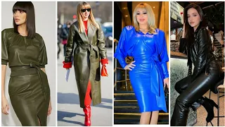 Gorgeous leather outfits for women