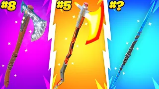 27 SWEATIEST Pickaxes In Season 3 (Fortnite)