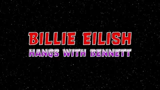 Billie Eilish being interviewed by Michael Bennett for Most Requested Live