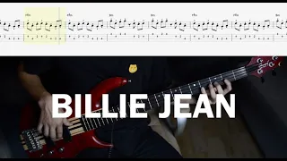Michael Jackson - Billie Jean (Bass Cover with tab)