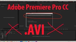 Премьер не видит файлы  .AVI. Решение есть.