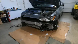 AUDI A6 BUILD PART 1: front end tear down and assessing damage ￼