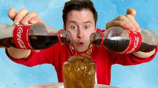 Cola zu Eis in 1 SEKUNDE😳 Cola Slush Eis sofort selber machen 😍