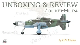 Zoukei-Mura Dornier Do-335 A-12 Pfeil 1/32 SWS N.12 Unboxing & Review