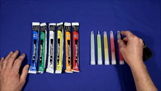 Snaplight versus LumiStick glow stick review