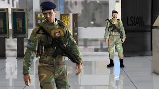 [GTA 5] PATROUILLE VIGIPIRATE AVEC LES MILITAIRES DANS L'AÉROPORT | LSPDFR #547