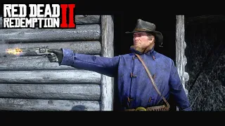 Arthur Morgan and John Marston Shoot Micah Bell (Model Swap) | Red Dead Redemption 2
