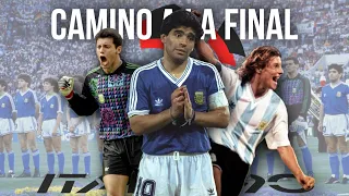 Argentina • Camino a la final 1990