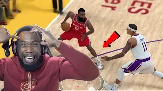 James Harden Won't Stop Traveling! Lakers vs Rockets Playoffs Game 4! NBA 2K19 Ep 64