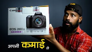 Canon 200d Mark 2 Unboxing And Review Hindi - My First DSLR Camera In 2022 ( AMAZON Price )