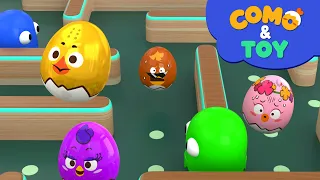 Como | Pac-man Board Game 2 + More Episodes 14min | Cartoon video for kids | Como Kids TV