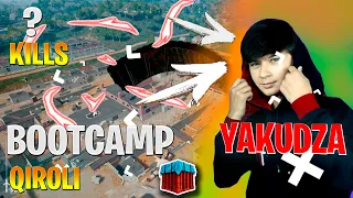 PUBG MOBILE / YAKUDZA BOOTCAMP QIROLI / YAKUDZA UZBEK ENDI UZBEKCHA STRIM QILADIMI