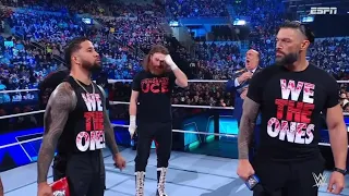 Roman Reigns Confronta a Jey Uso por decirle que no le Importa - WWE SmackDown Español: 28/10/2022