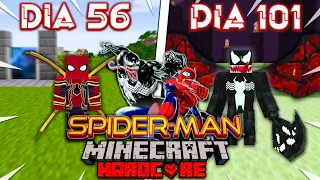 SOBREVIVÍ 100 Días SIENDO SPIDER-MAN vs VENOM! en Minecraft Hardcore (Parte 2) #100dias #SuperHéroes