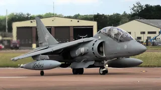 Italian Marina AV-8B Harrier II Departures at RIAT 2023