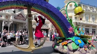 Walt Disney World 50th anniversary Magic kingdom￼ festival of fantasy parade 2022 Orlando Florida