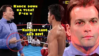 BUTI NAKITA SA CAMERA TONG GNAWA NG DIMONYONG REF. NA TO! DI NA KINUHA SA SUNOD NA LABAN NI MANNY!!