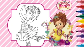 Coloring FANCY NANCY - Ballet Ballerina Coloring Page - Disney Jr. Fancy Nancy Clancy - Imagine It