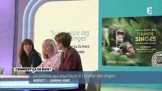 [SOCIETE] Sabrina Krief, la femme qui murmure à l'oreille des singes #CCVB