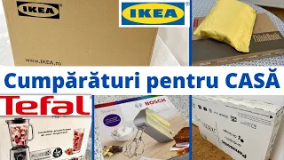 HAUL IKEA &  PRODUSE NOI pentru CASĂ: BLENDER TEFAL, MIXER BOSCH, LAPTOP, TV // UNBOXING & TESTING