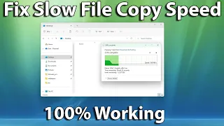 How to Fix Slow File Copy Speed on Windows 11 || Simple Way 2023