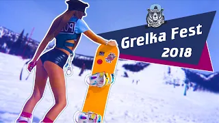 Grelka Fest 2018. Новый рекорд Гиннесса! Спуск в бикини. Фрирайд по пухляку. Ленинград | МИНУС 40