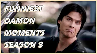 Funniest Damon Salvatore Moments | Season 3