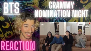 [BANGTAN BOMB] Grammy Nomination Night - BTS (방탄소년단) | REACTION