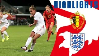 Belgium 3-3 England | Late Nikita Parris Goal Earns Lionesses Draw | Official Highlights