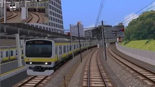 【Railsim】リアルに再現！！中央線E233系 新宿～東京 前面展望