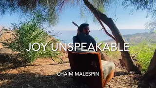 Joy Unspeakable” music video - Chaim Malespin