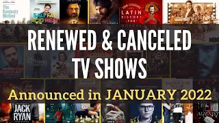 Renewed and Canceled TV Shows Announced in JANUARY 2022