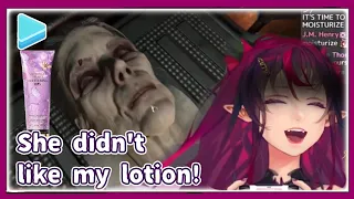 IRyS jumpscared while giving her lotion to a dead body『IRyS』