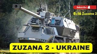 Zuzana 2 155mm self-propelled howitzer to Ukraine. 8+16