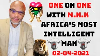 Live One On One Session With The Africa's Most Intelligent man. Mazi Nnamdi Kanu.  2nd April 2021.