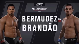 EA Sports UFC 2 - Dennis Bermudez vs Diego Brandão | Gameplay (HD) [1080p60FPS]