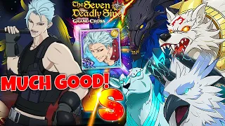 A GOD IS BORN??! ANNIVERSARY BAN VS DEMONIC BEAST BATTLE | Seven Deadly Sins: Grand Cross