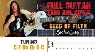 Six Feet Under- Seed Of Filth- Guitar Cover | Screen TAB