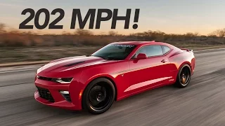 2016 Hennessey Camaro SS Runs 202 MPH!