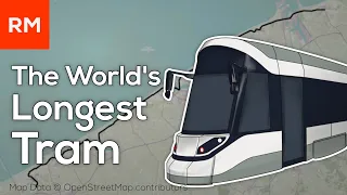 The Longest Tram Line in the World | Kusttram - Belgium Coast Tram
